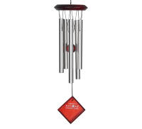 Dzwonek wietrzny Mars - 42 cm - srebrny