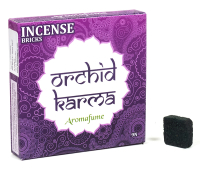 Kadzidła w kostkach Aromafume - Orchid Karma (orchidea) 9 sztuk