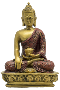 Budda Siakyamuni - złoty, 13 cm