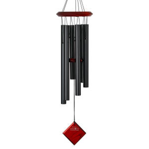 Dzwonek wietrzny Pluton - 68 cm - czarny