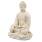 Duża statuetka Buddy w pozycji lotosu - 53 cm - kość słoniowa