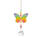 Kryształowa zawieszka Tęczowy Motyl 18 cm