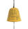 Furin - Japoński dzwonek wietrzny Iwachu - żółty, 4,5 cm
