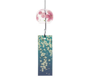 Szklany dzwoneczek Furin - Sakura  5 cm